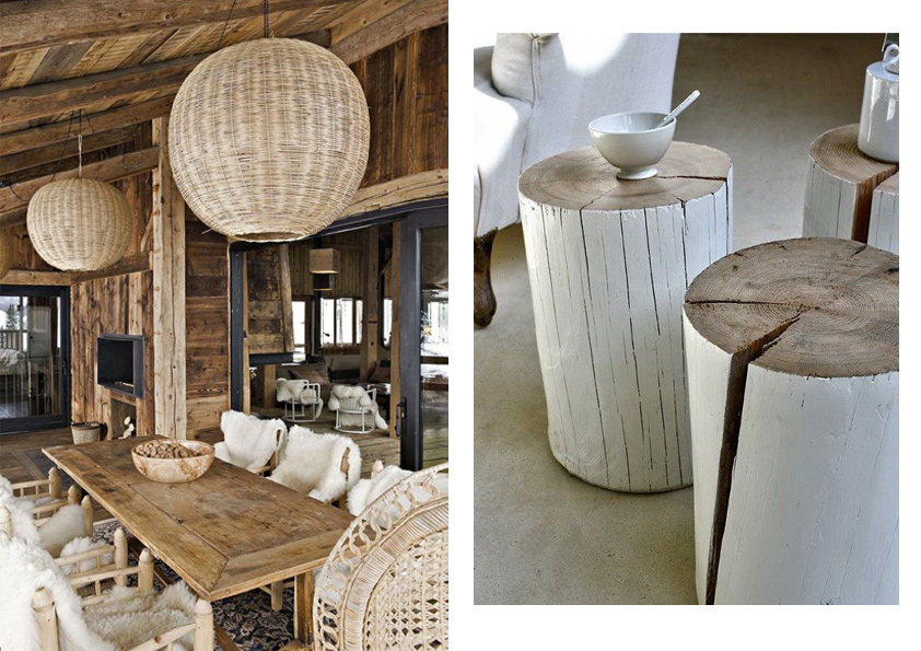 Rideaux montagne : concevoir une déco esprit chalet Recup rideaux désign
