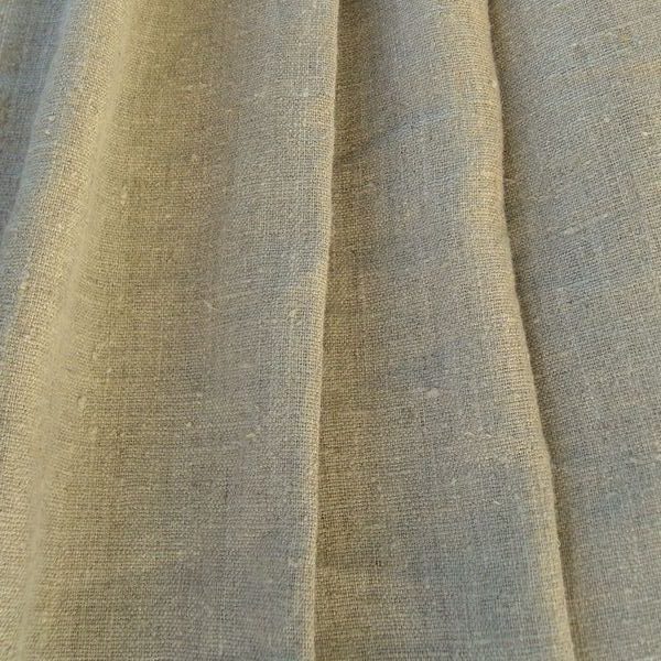 toile de lin couleur gris