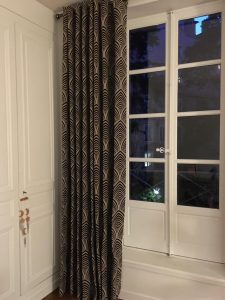 rideau tissu jacquard edo