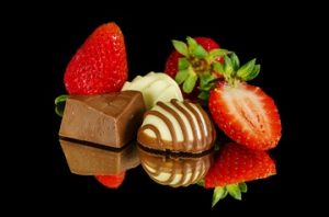 fraises et chocolats