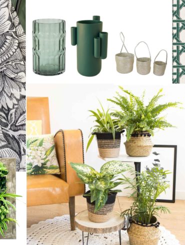 moodboard déco végétale