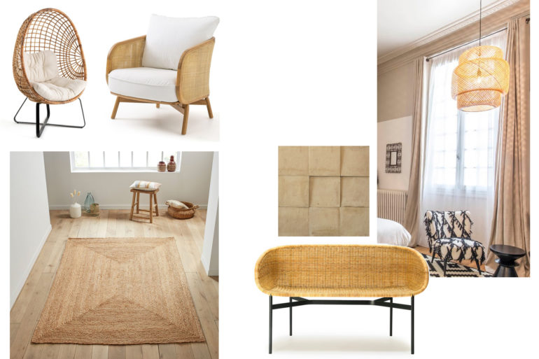 moodboard beige déco