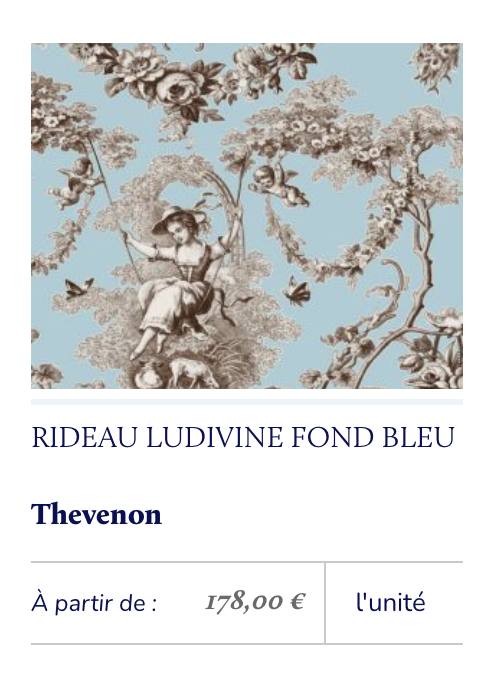 tissu toile de jouy