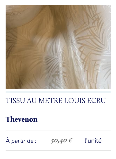 tissu jacquard écru ton sur ton