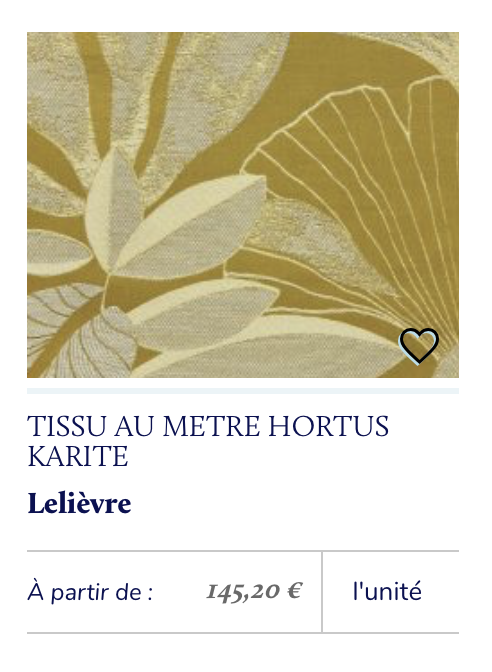 tissu hortus lelièvre