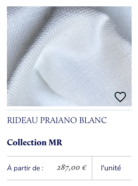 tissu blanc rideau