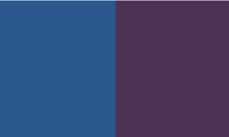 bleu et violet