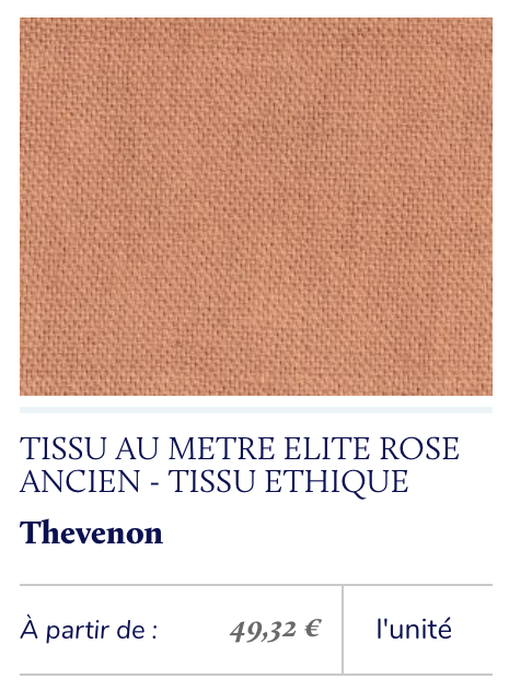 tissu éthique saumon