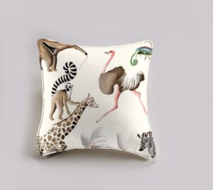 coussin imprimé chambre enfant