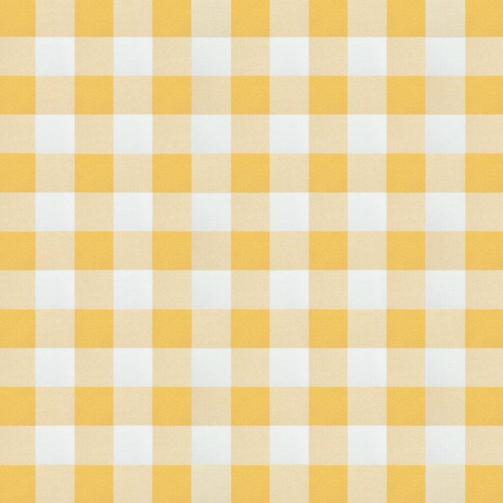 tissu carreaux vichy jaune