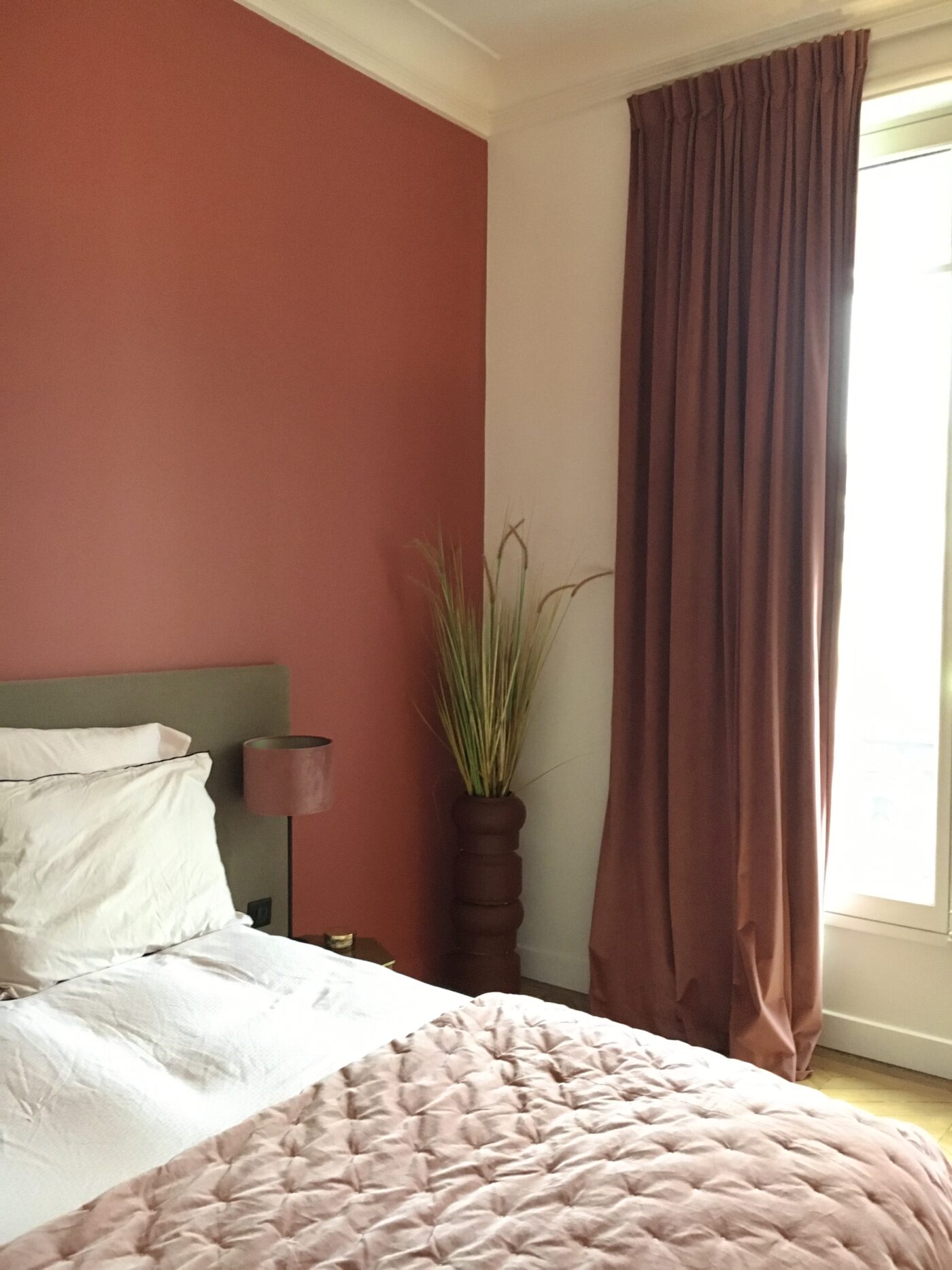 Harlequin / Scion Rideau Tissu Eloisa 3M (300cm) Blush / Ardoise