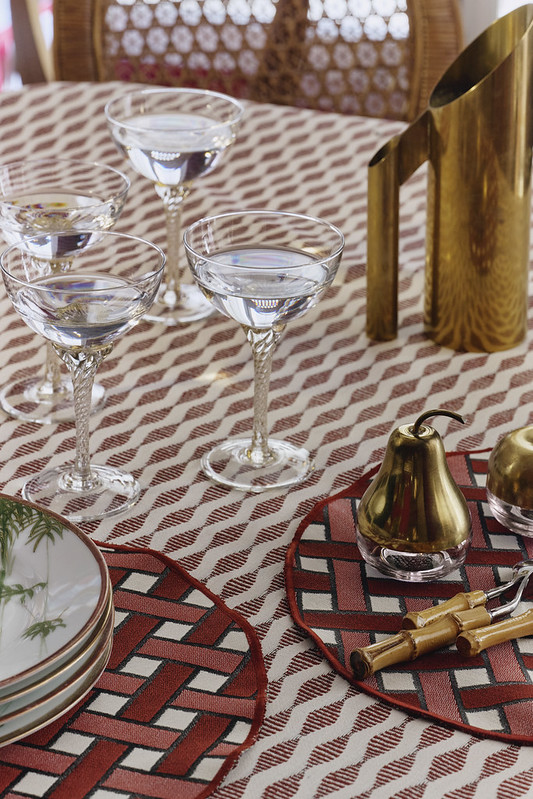 tissu outdoor table