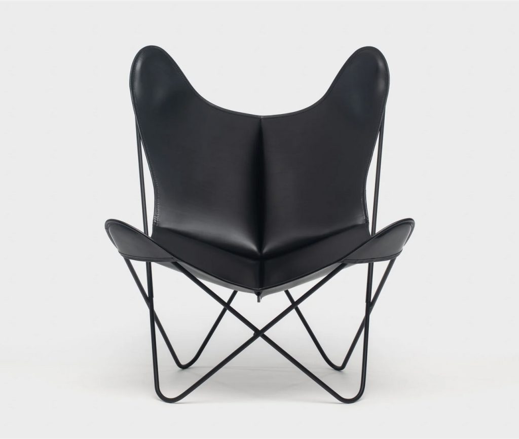 fauteuil AA Butterfly cuir noir