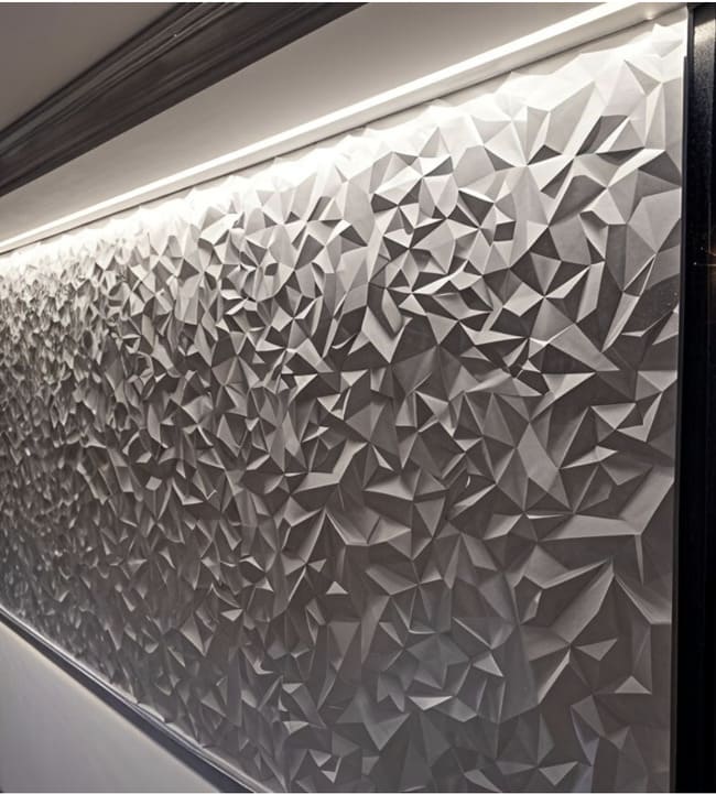 Panneau mural 3D de Staff Décor