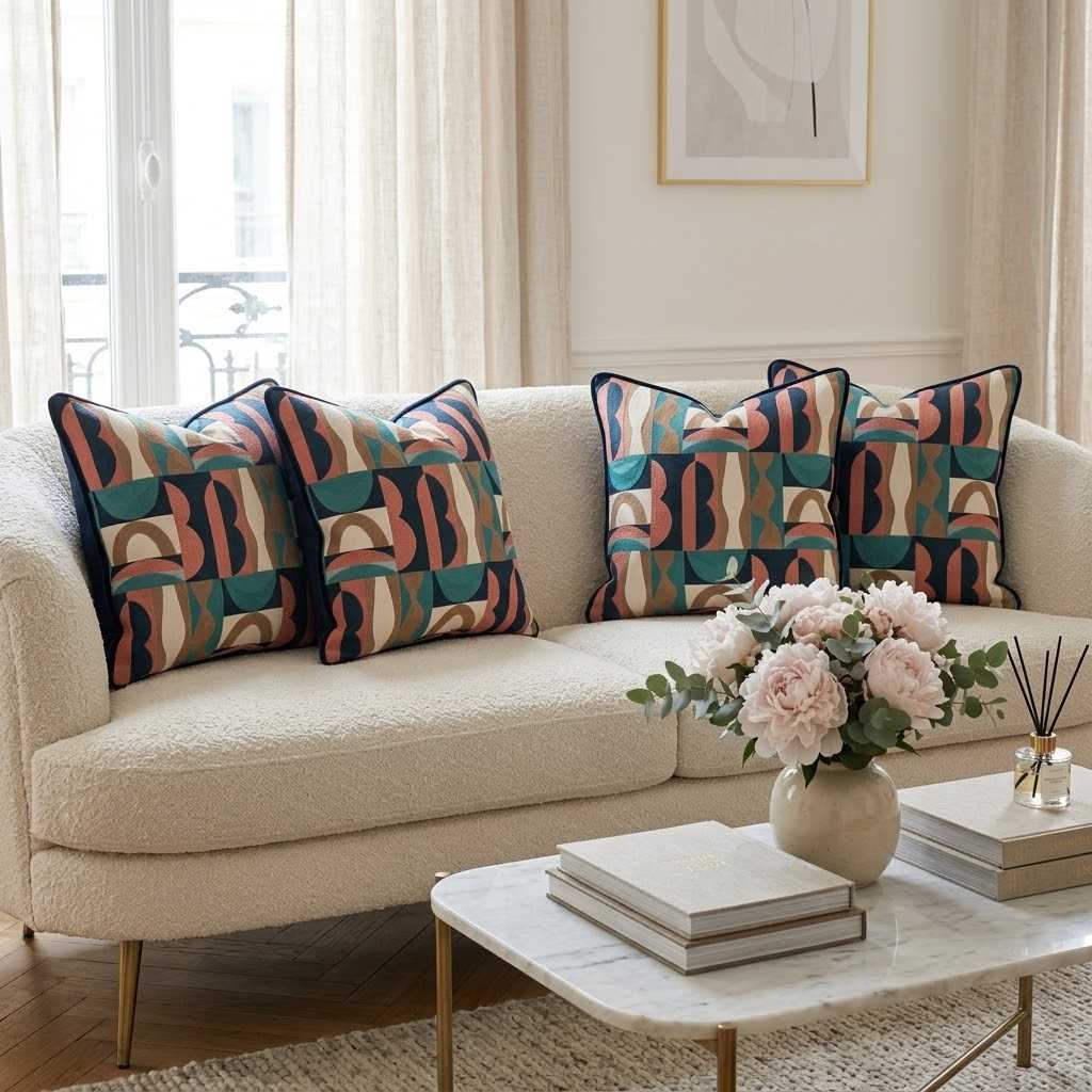 Coussin Glamour brodé