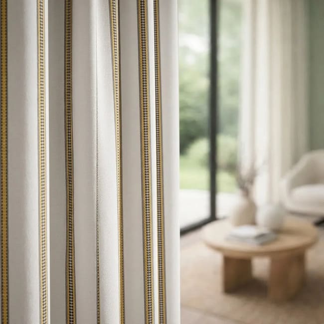 Voilage blanc naturel Scopello de Luciano Marciato