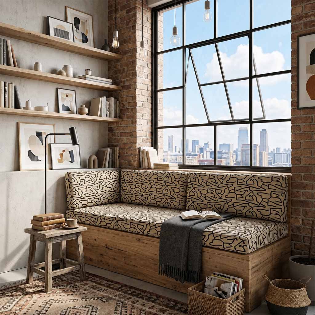 Coussin de banquette Tatau